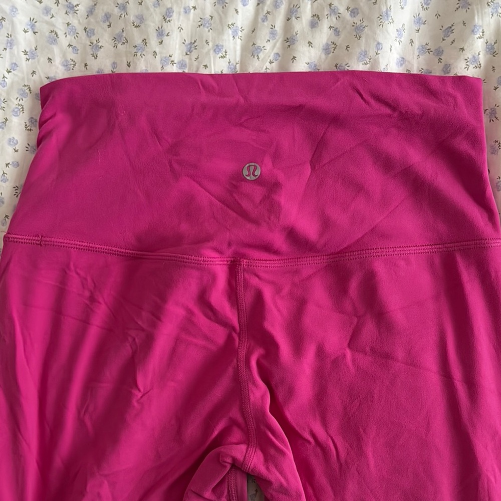 Lululemon Pink High-Waisted Align 21inch Leggings